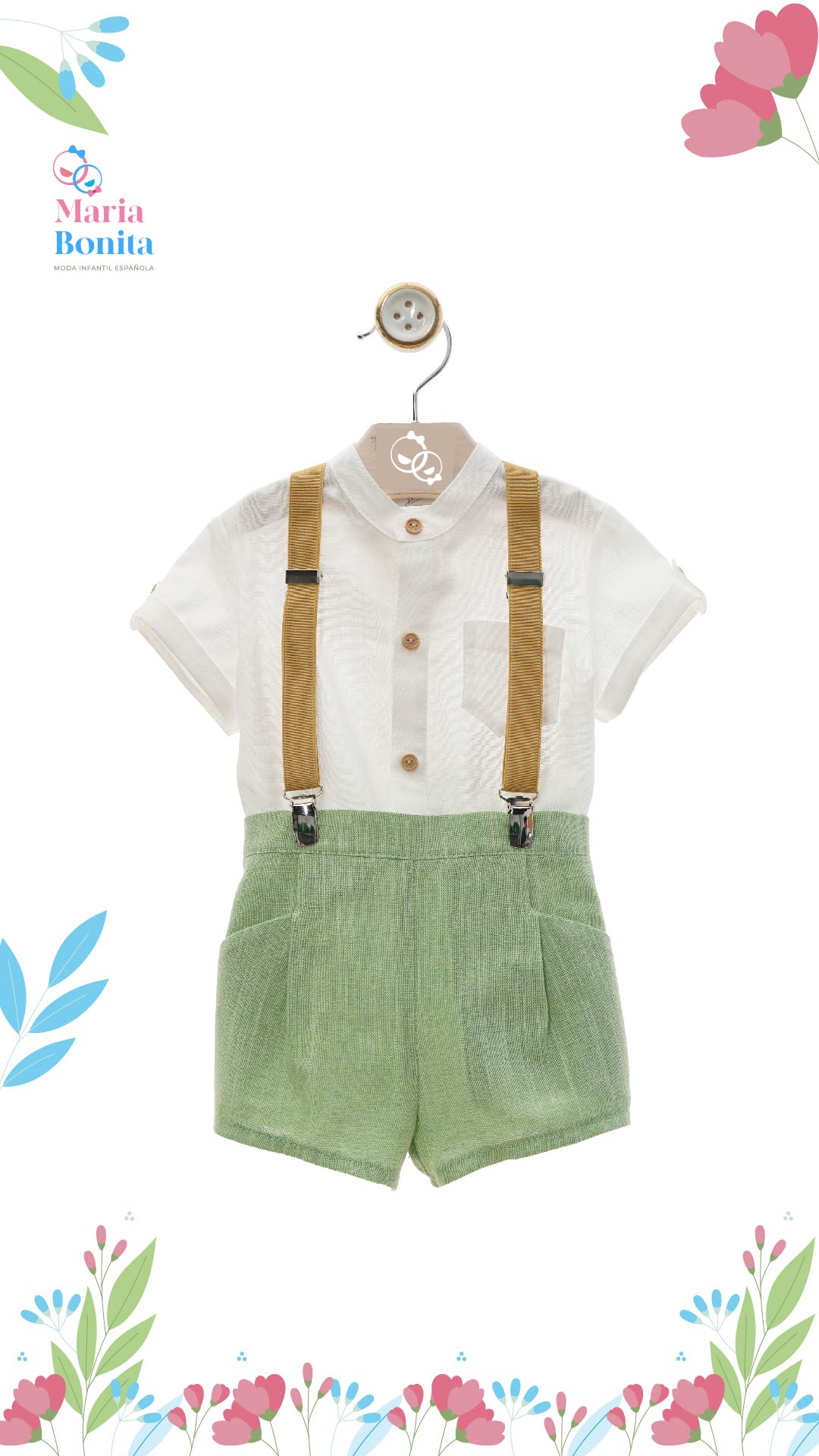 Conjunto bebe Fam caramelo