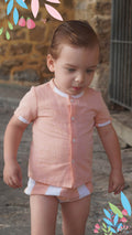 Conjunto bebe Coral