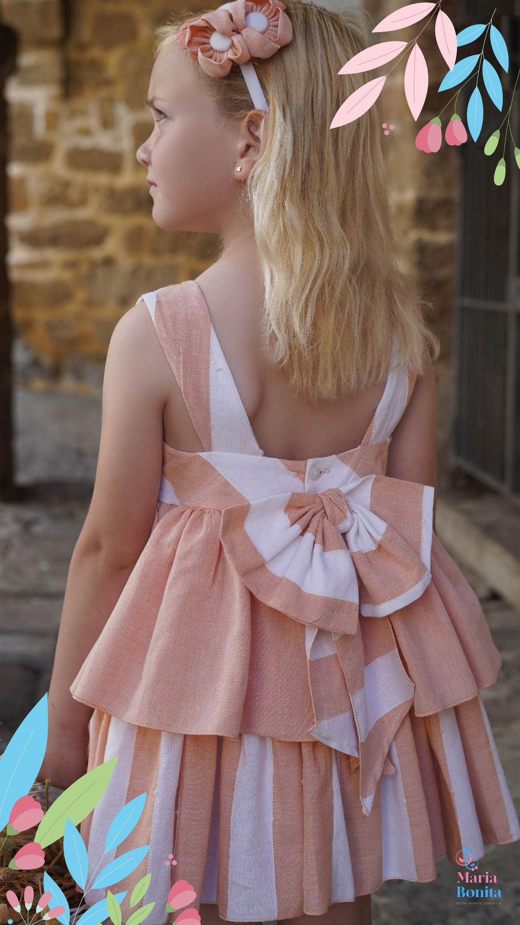 Vestido talle alto Coral
